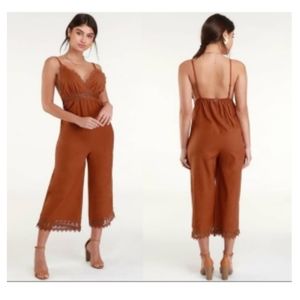 BILLABONG RED EARTH RARE JUMPSUI TALL  cotton